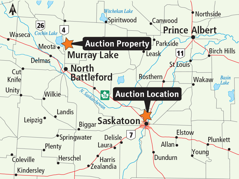 Lake lot for sale at Murray Lake, Cochin, SK Ritchie Bros. Auctioneers